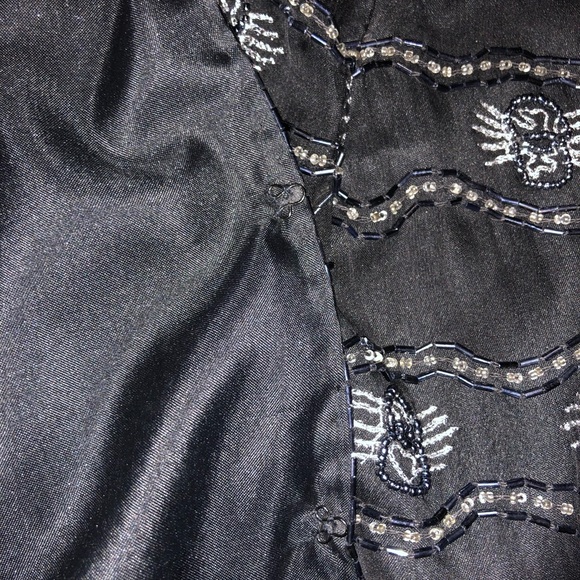 Vintage Laurence Kazar silk embroidered cardigan - Picture 5 of 5